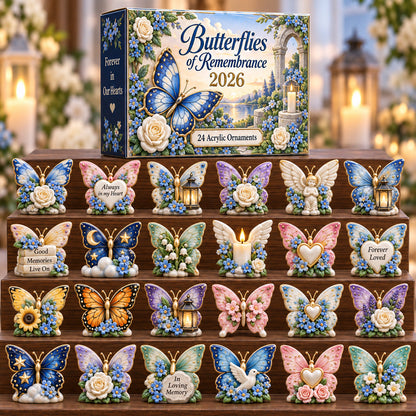 CHRISTMAS KICKOFF 49% OFF - Butterflies Of Remembrance Advent Calendar 2026 - 24-Day Festive Countdown
