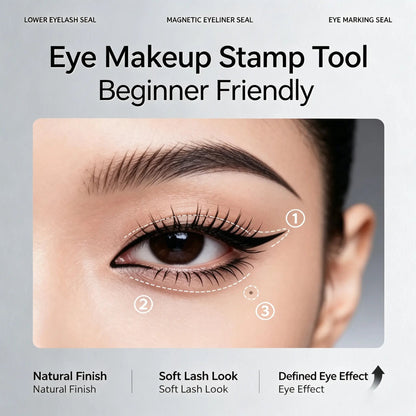 🥳2026 HOT SALE🥳💋50K+ SOLD!🔥 50% OFF! 3-in-1 Kit: Eyeliner and Lower Lash Stamp