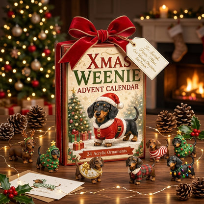🎄HOT SALE 49% OFF🐾 2026 Dachshund Advent Calendar 🐶✨