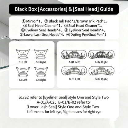 🥳2026 HOT SALE🥳💋50K+ SOLD!🔥 50% OFF! 3-in-1 Kit: Eyeliner and Lower Lash Stamp