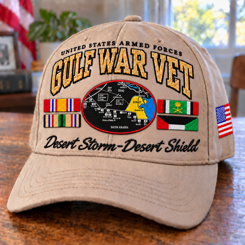 🏆Last Day Promo: 45% OFF! 🏜️Gulf War Veteran Tribute Cap