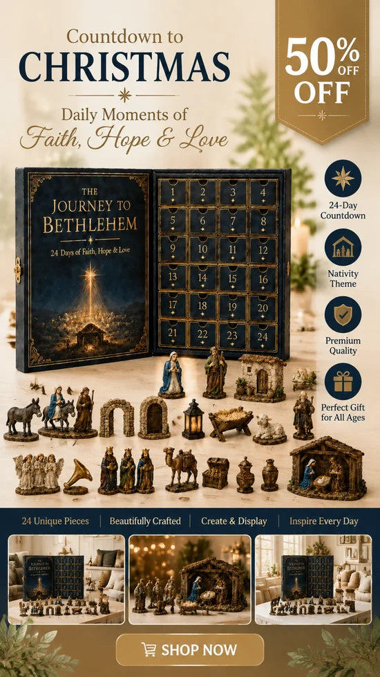 🎉🇺🇸 Limited Edition! 🔥 Only 250 Available! 🌟The Journey to Bethlehem Advent Calendar 2026