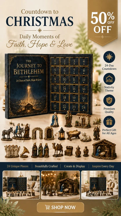 🎉🇺🇸 Limited Edition! 🔥 Only 250 Available! 🌟The Journey to Bethlehem Advent Calendar 2026
