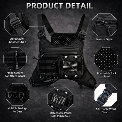 Lightweight Tactical Chest Rig Bag