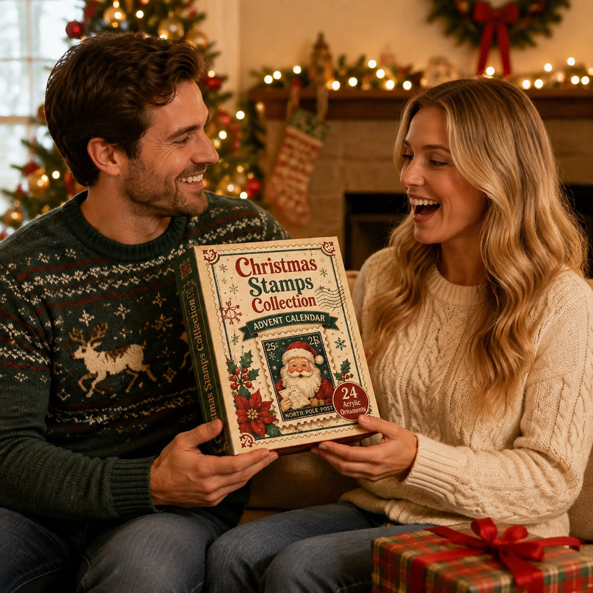 Christmas collectible display