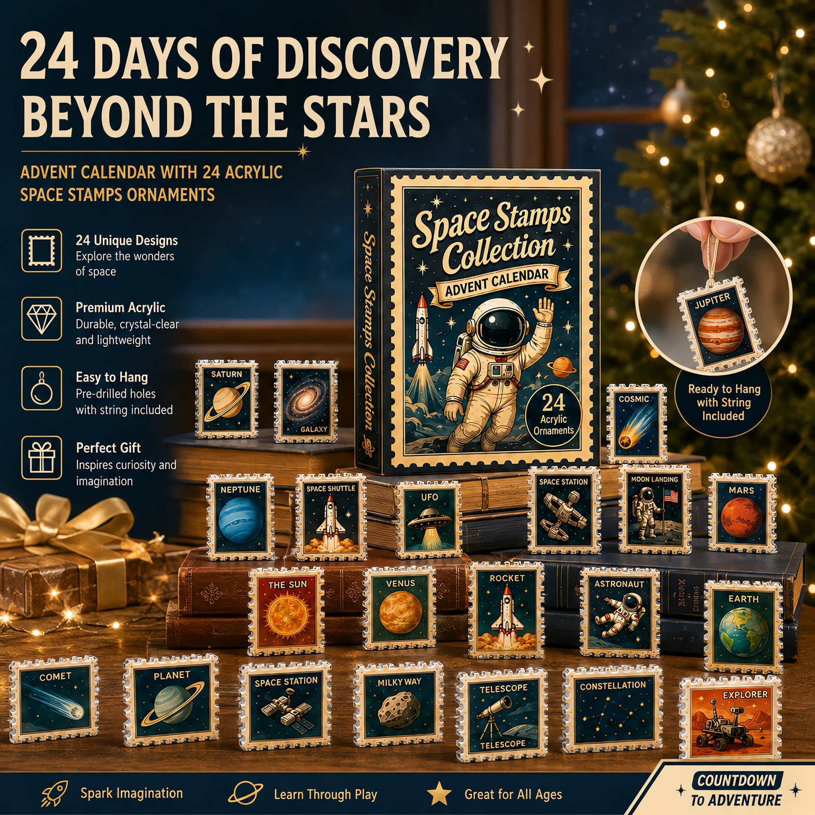 Space Stamps Collection Advent Calendar 2026