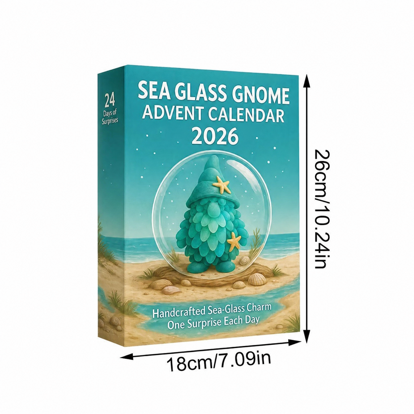 ❤️🔥Last 30pcs🔥🌊Limited Edition🧝‍♂️Sea Glass Gnome Advent Calendar 2026