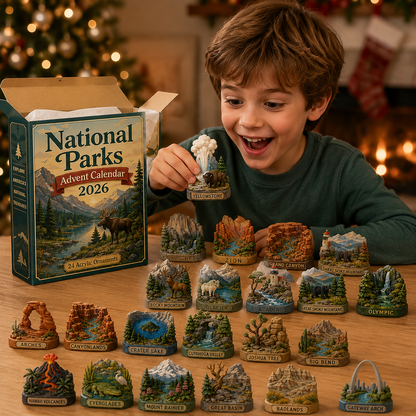 National Parks Advent Calendar 2026 – 24 Outdoor-Inspired Charms