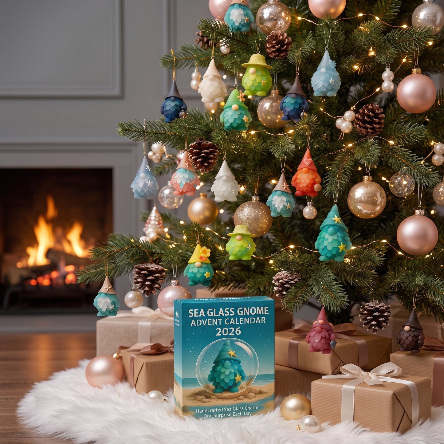 ❤️🔥Last 30pcs🔥🌊Limited Edition🧝‍♂️Sea Glass Gnome Advent Calendar 2026