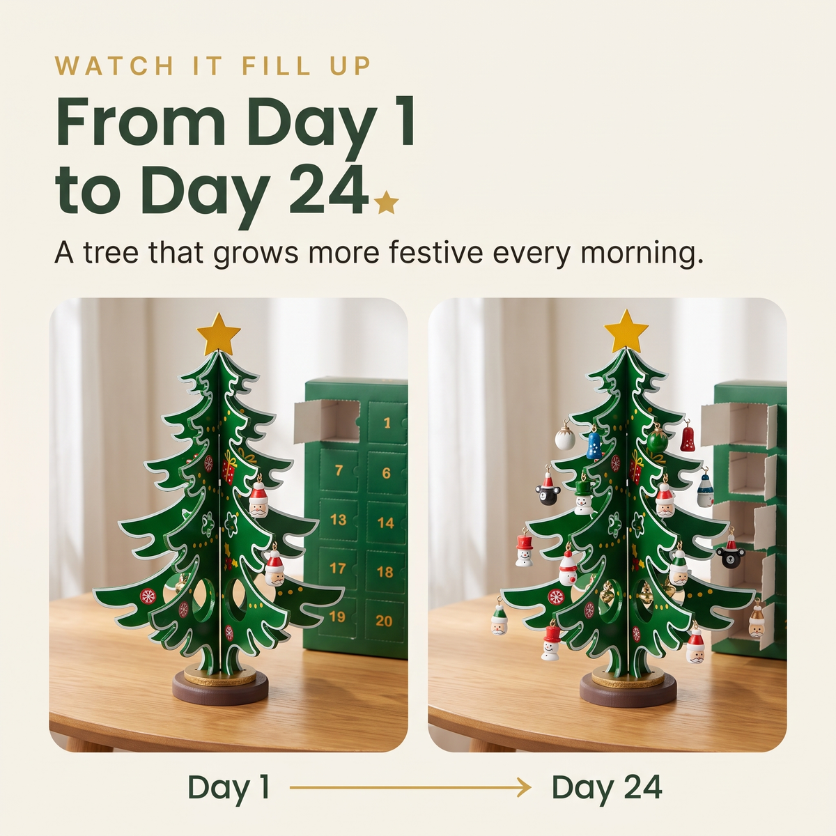 Adventree Christmas tree display
