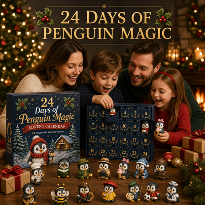 🐧 24 Days of Penguin Magic™ Advent Calendar – 24 Collectible Christmas Penguin Surprises