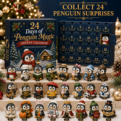 🐧 24 Days of Penguin Magic™ Advent Calendar – 24 Collectible Christmas Penguin Surprises