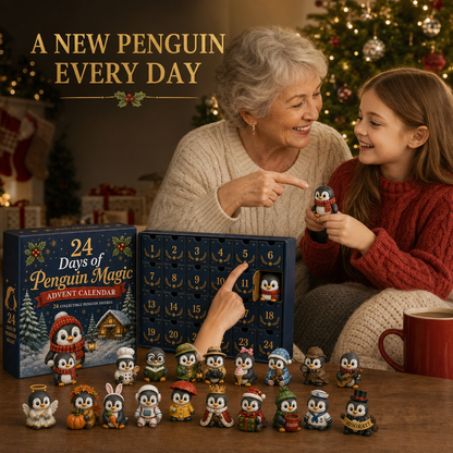 🐧 24 Days of Penguin Magic™ Advent Calendar – 24 Collectible Christmas Penguin Surprises