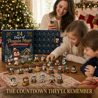 🐧 24 Days of Penguin Magic™ Advent Calendar – 24 Collectible Christmas Penguin Surprises