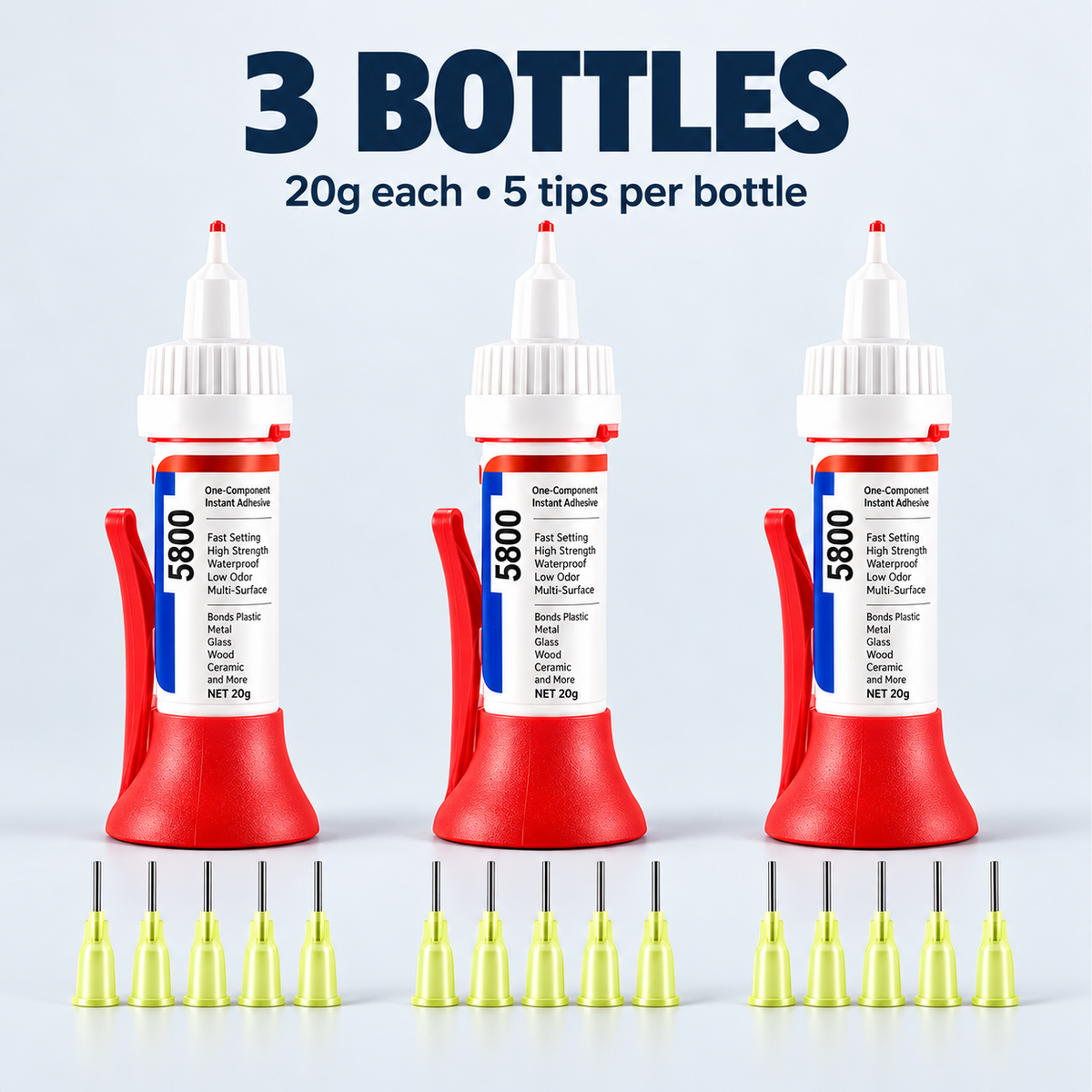 🛠️ Precision Repair Glue – 20g with 5 Fine Tips