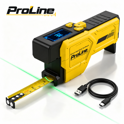 ProLine Digital Laser Tape Measure