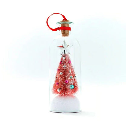 Recordable Christmas Message in a Bottle Ornament