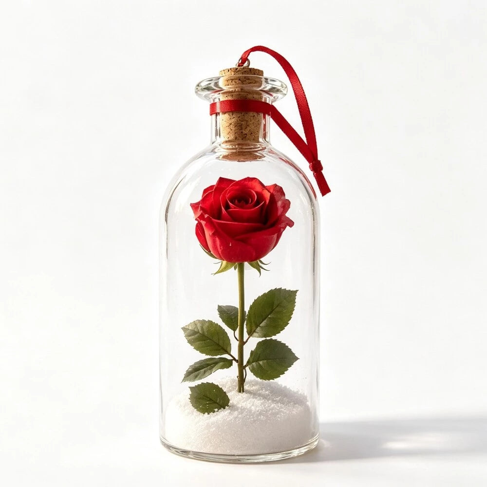Recordable Christmas Message in a Bottle Ornament
