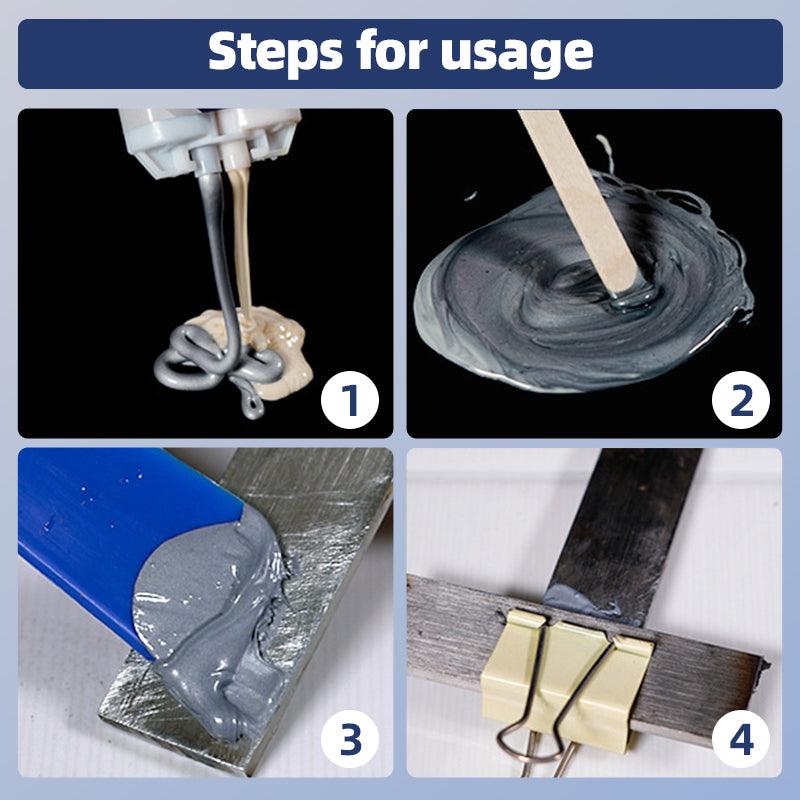 🔥🔥Buy 2 Get 1 Free⏰Heat Resistant Waterproof Metal Repair Glue