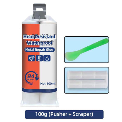 🔥🔥Buy 2 Get 1 Free⏰Heat Resistant Waterproof Metal Repair Glue