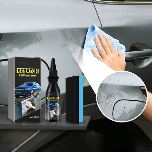 🚗 Car Scratch Remover Polish with Sponge – Paint Scuff & Light Scratch Repair Kit
