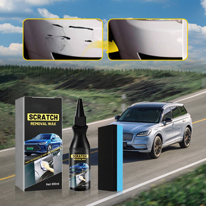 🚗 Car Scratch Remover Polish with Sponge – Paint Scuff & Light Scratch Repair Kit