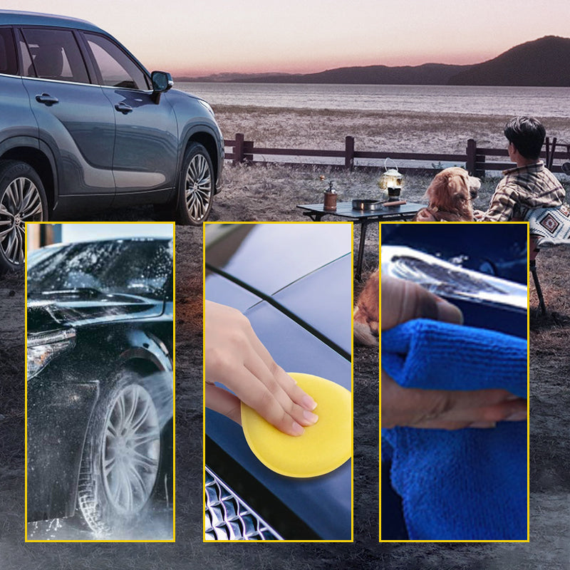 🚗 Car Scratch Remover Polish with Sponge – Paint Scuff & Light Scratch Repair Kit