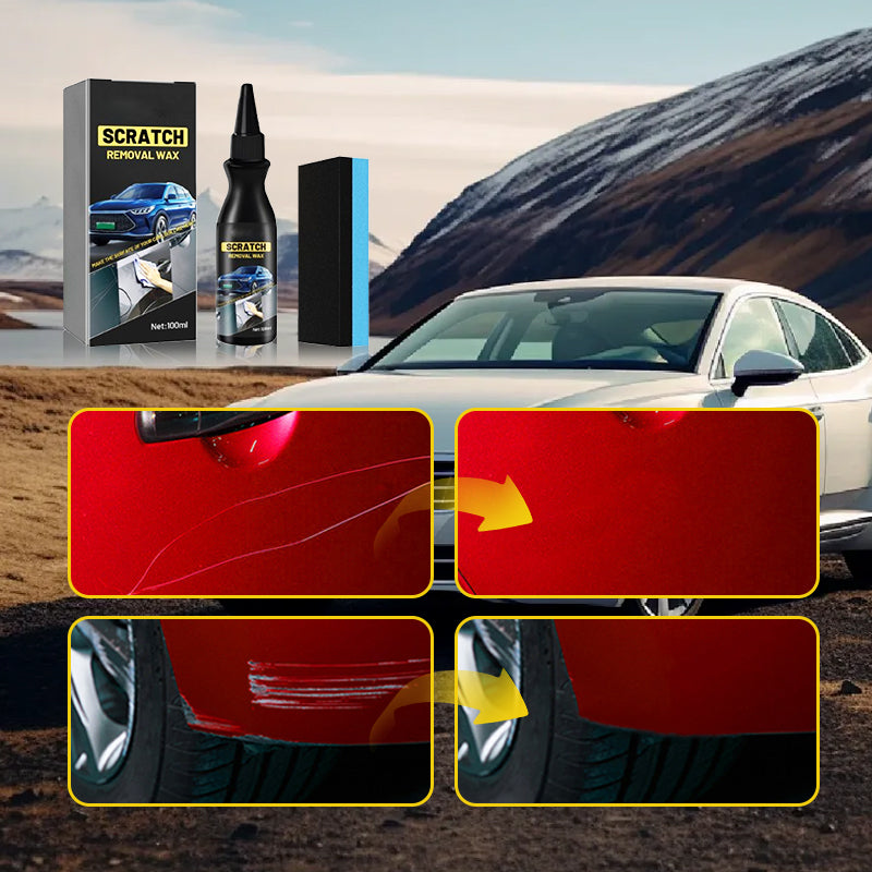 🚗 Car Scratch Remover Polish with Sponge – Paint Scuff & Light Scratch Repair Kit