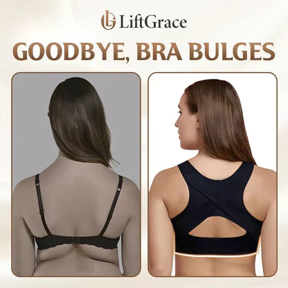 👙 Front Closure Cross-Back Wireless Posture Bra – Ultra Push-Up, All-Day Comfort & Natural Lift for a Slimmer, Taller Silhouette 💖