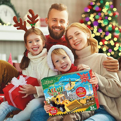 Construction Vehicle Advent Calendar – Alloy Engineering Toy Set