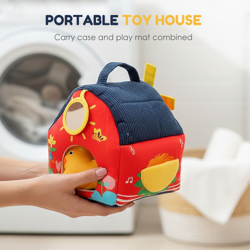 Interactive Plush Farm House Toy Set for Kids🐄🐏