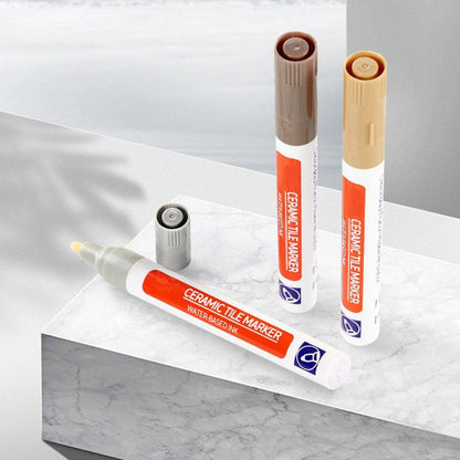Anti-Mold Waterproof Tile Grout Repair Pen – Quick-Dry Grout Color Restorer