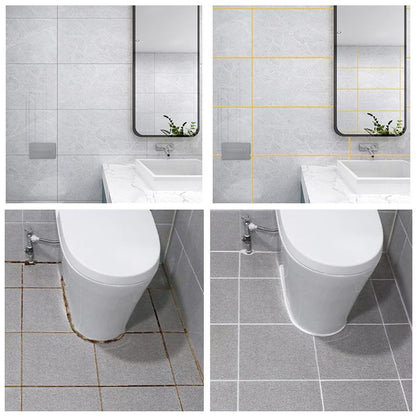 Anti-Mold Waterproof Tile Grout Repair Pen – Quick-Dry Grout Color Restorer