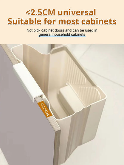 🗑️ 50% OFF NOW! 🕒 Foldable Hanging Trash Can – Space Saving, Leak Proof & Easy to Clean🧼