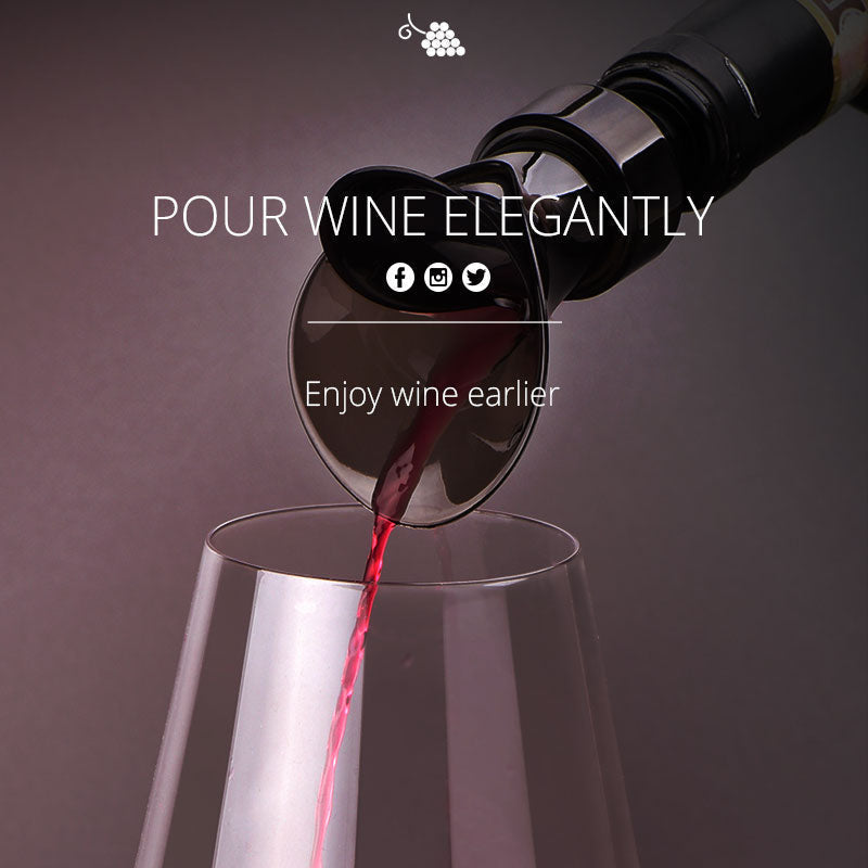🍷 2-in-1 Wine Pourer & Vacuum Sealer Wine Saver Stopper