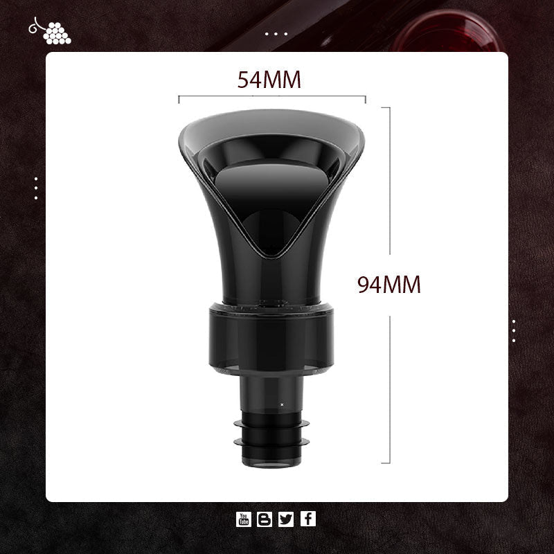 🍷 2-in-1 Wine Pourer & Vacuum Sealer Wine Saver Stopper