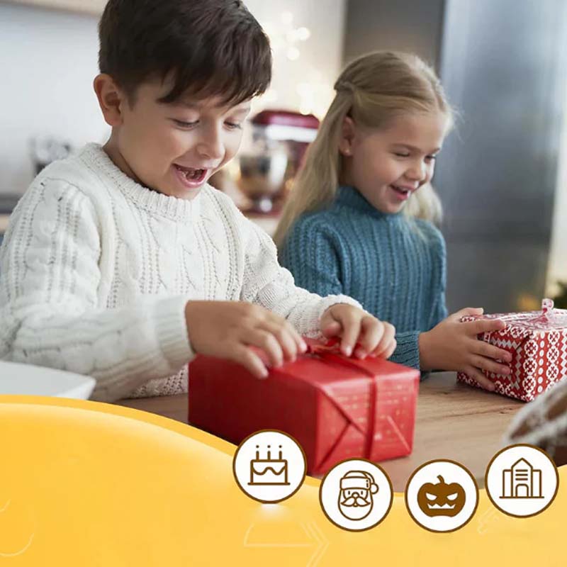 LED Wooden Busy Board – Switch & Button Sensory Activity Toy