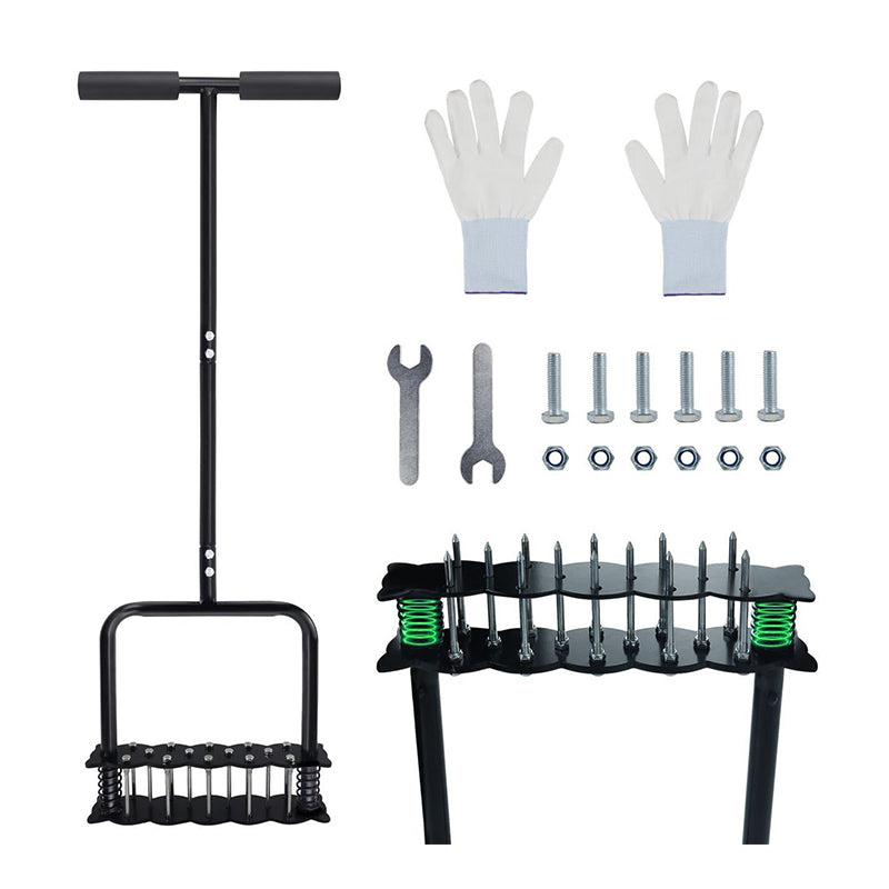 🏆 LIMITED-TIME 50% OFF! 🌱 Heavy-Duty Manual Lawn Coring Aerator🔥