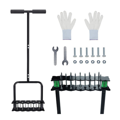 🏆 LIMITED-TIME 50% OFF! 🌱 Heavy-Duty Manual Lawn Coring Aerator🔥
