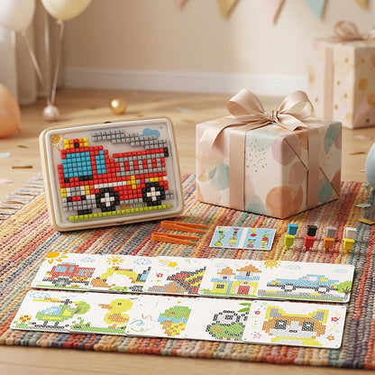 🍄🌈 Mushroom Mosaic Pegboard – Colorful Hands-On Puzzle for Creative Play & Fine Motor Practice