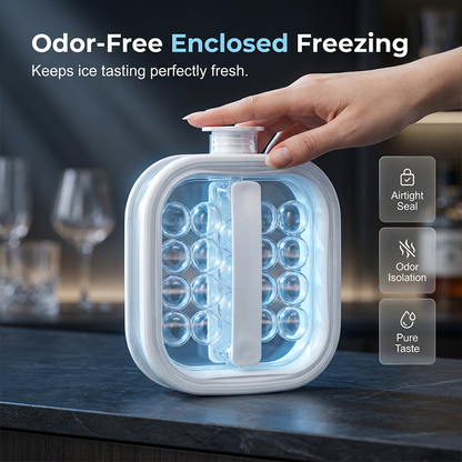 Portable Silicone Ice Ball Maker Bottle 🧊 Freeze, Store & Release Perfect Ice Balls with Ease🔥BUY 2 GET 5% OFF
