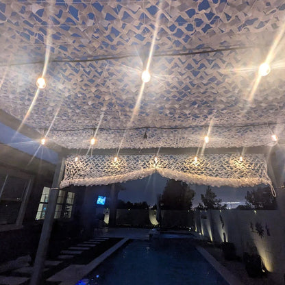 🌞Reinforced Camouflage Netting for Terrace Pergola & Gazebo
