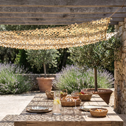 🌞Reinforced Camouflage Netting for Terrace Pergola & Gazebo