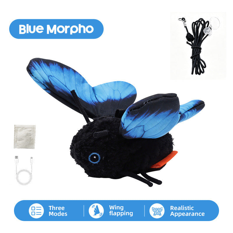 🎁2026 New Arrivals 50% OFF💥Smart Sensing Flapping Butterfly Toy for Cats – Auto-Motion Activation, Realistic Flutter & Endless Play 🦋✨
