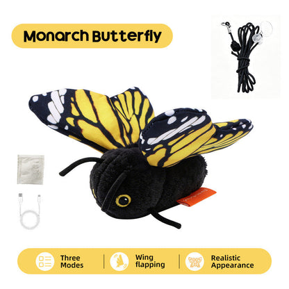 🎁2026 New Arrivals 50% OFF💥Smart Sensing Flapping Butterfly Toy for Cats – Auto-Motion Activation, Realistic Flutter & Endless Play 🦋✨
