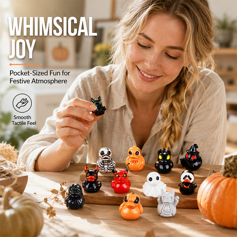 ⏰Mini Resin Ducks (Devil, Ghost, & Skeleton Designs)
