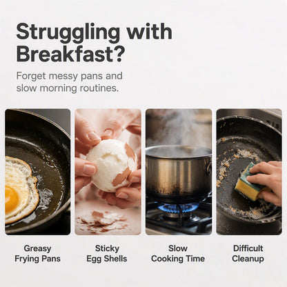 🍳 Microwave Egg Poacher – Dual Egg Breakfast Cooker