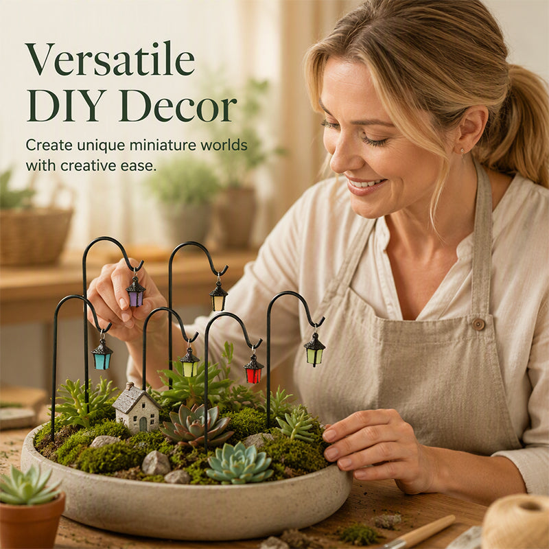 🌿 Glow-in-the-dark plant supports – 50% off! 7 colors, premium resin, sturdy iron hooks – a magical garden decoration. 🌙