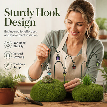 🌿 Glow-in-the-dark plant supports – 50% off! 7 colors, premium resin, sturdy iron hooks – a magical garden decoration. 🌙