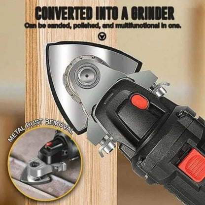 Angle Grinder Conversion Attachment Set – Universal Joint & Saw Adapter